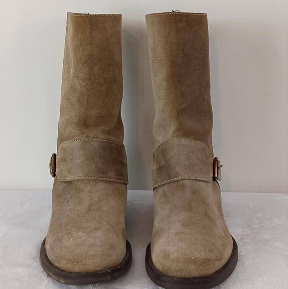 J. Crew Dixon Distressed Suede Boots - Picture 1 of 8